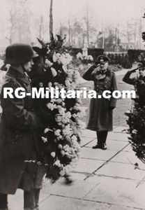 Original WW2 Belgian Press Photo - Memorial service in Brussels …