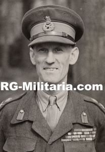 Original WW2 British Press Photo - General Officer Commanding-in-Chief Sir …