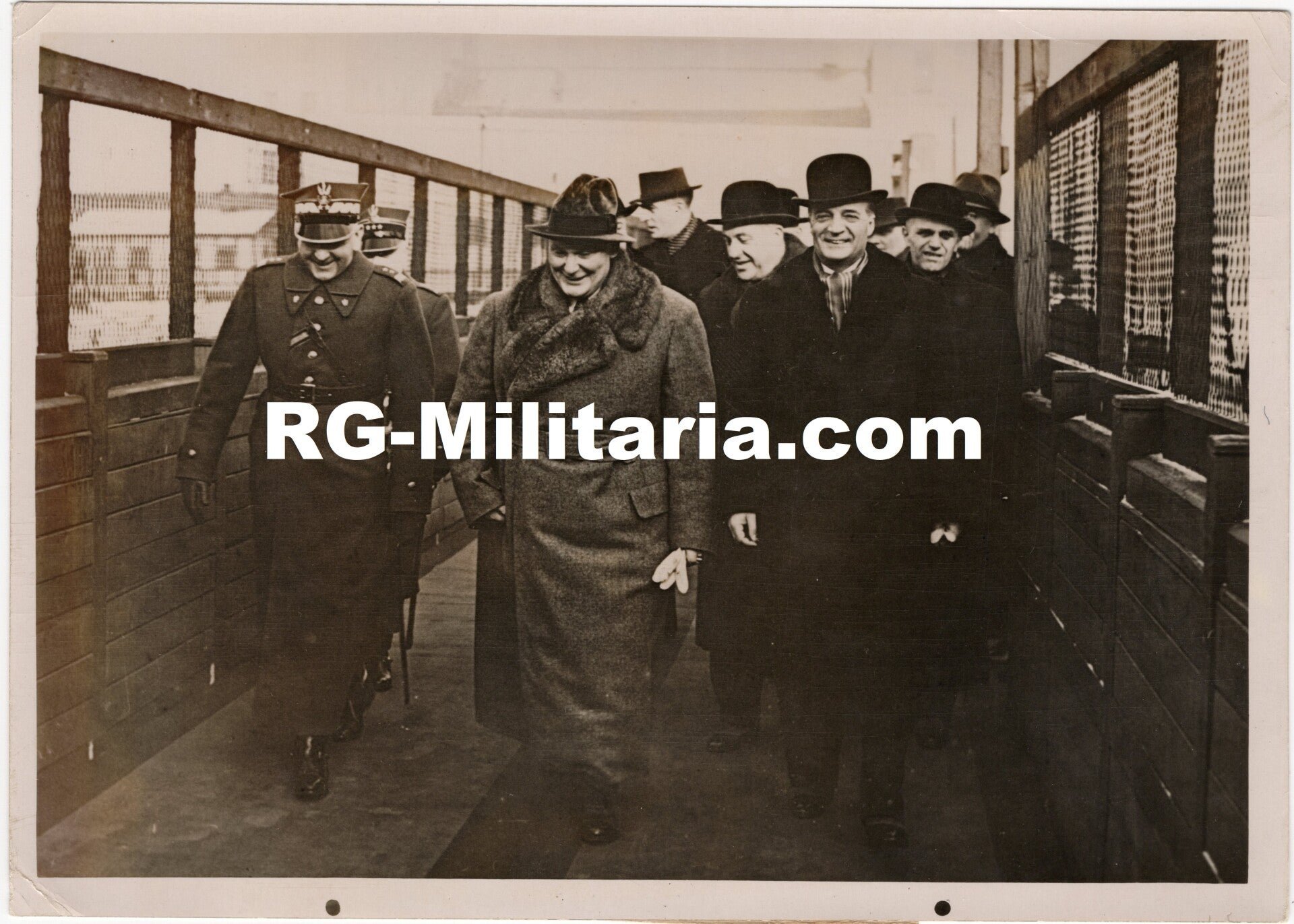 Original WW2 French Press Photo - Reichsmarschall Hermann Göring in Poland (1938) — image 3