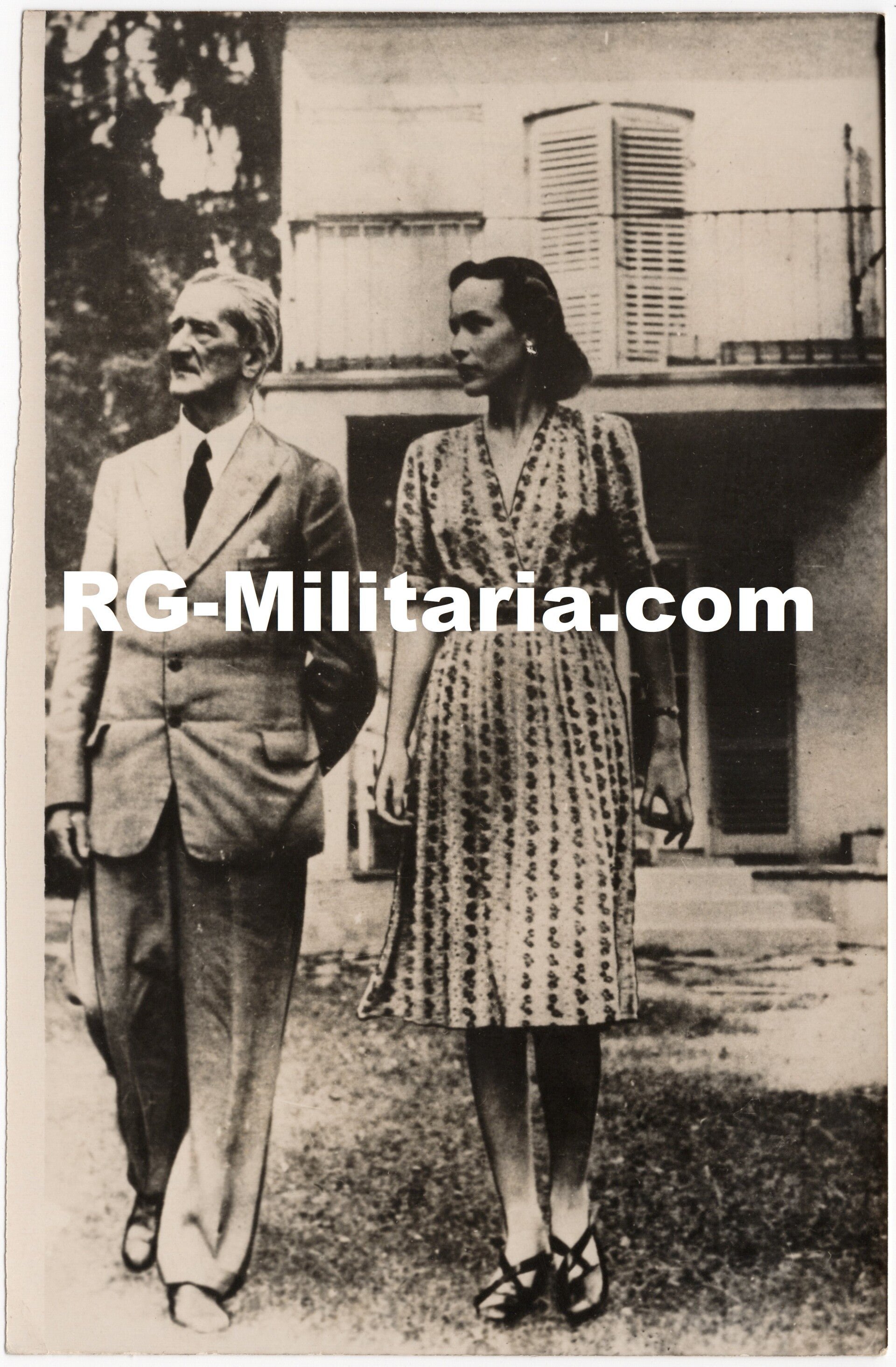 Original WW2 French Press Photo - Hungarian ruler Miklós Horthy in Germany (1944) — image 3