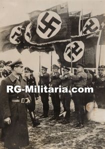 Original WW2 French Press Photo - Rudolf Hess in Danzig …