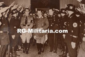 Original WW2 French Press Photo - Rudolf Hess with Hermann …