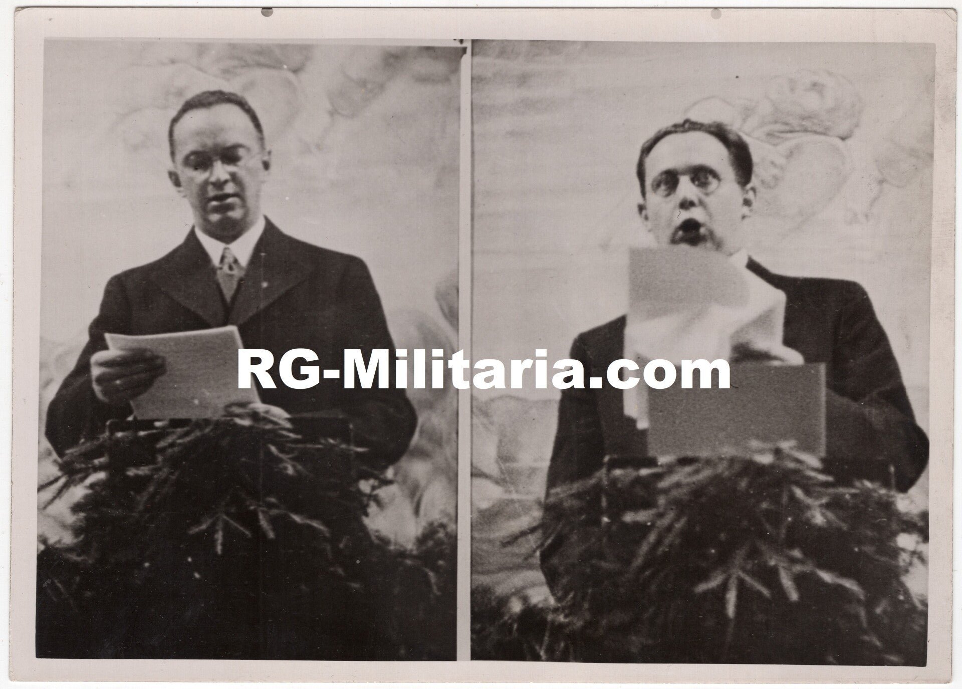 Original WW2 French Press Photo - Konrad Heinlein speaking (1938) — image 3
