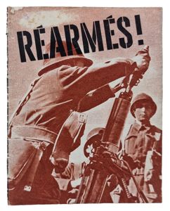 Original WW2 French Leaflet - USF 91 Rearmes! (1944)