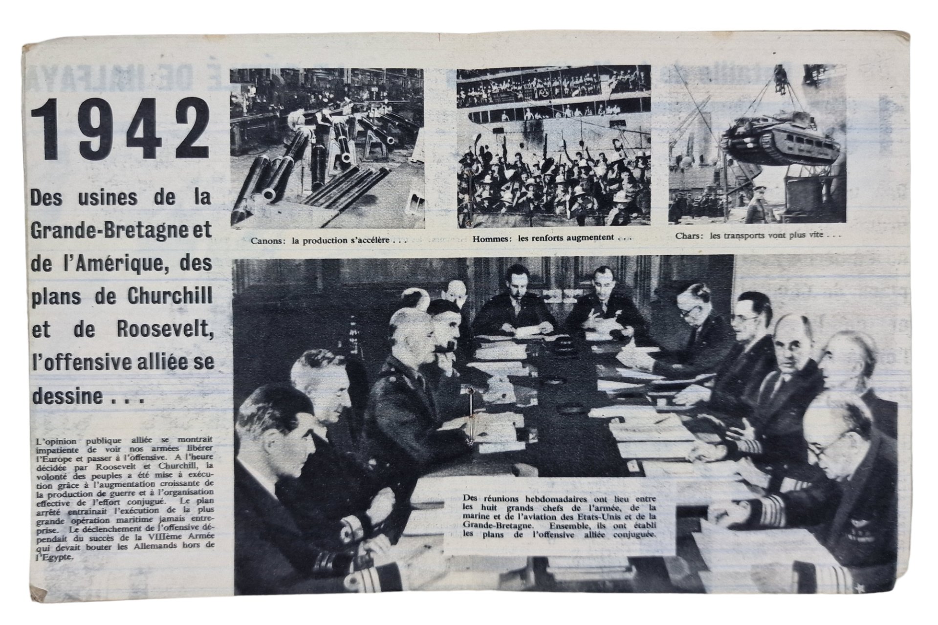 Original WW2 French Leaflet - F 149 La Victoire en Egypte (1942) — image 2