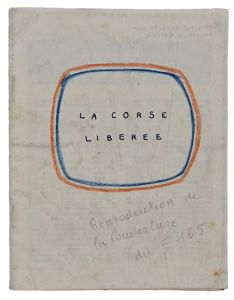 Original WW2 French Leaflet - F 165 La Corse Liberee …