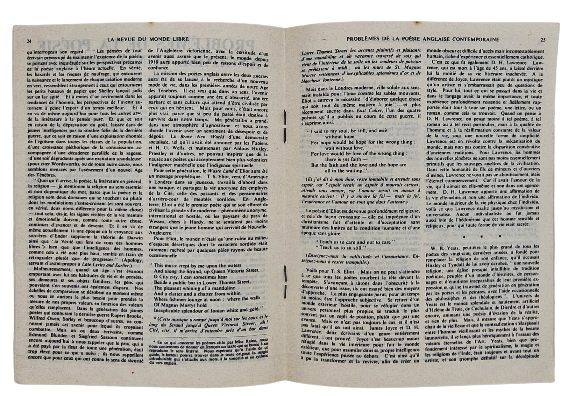 Original WW2 French Leaflet - F 180 La revue du Monde Libre No. 12 (1943) — image 3