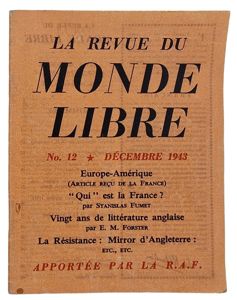 Original WW2 French Leaflet - F 180 La revue du …