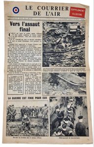 Original WW2 French Leaflet - F 40 Le Courrier de …