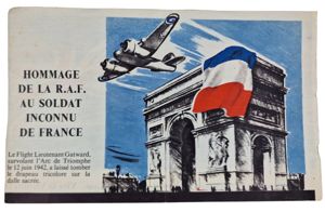 Original WW2 French Leaflet - F 88 Hommage de la …