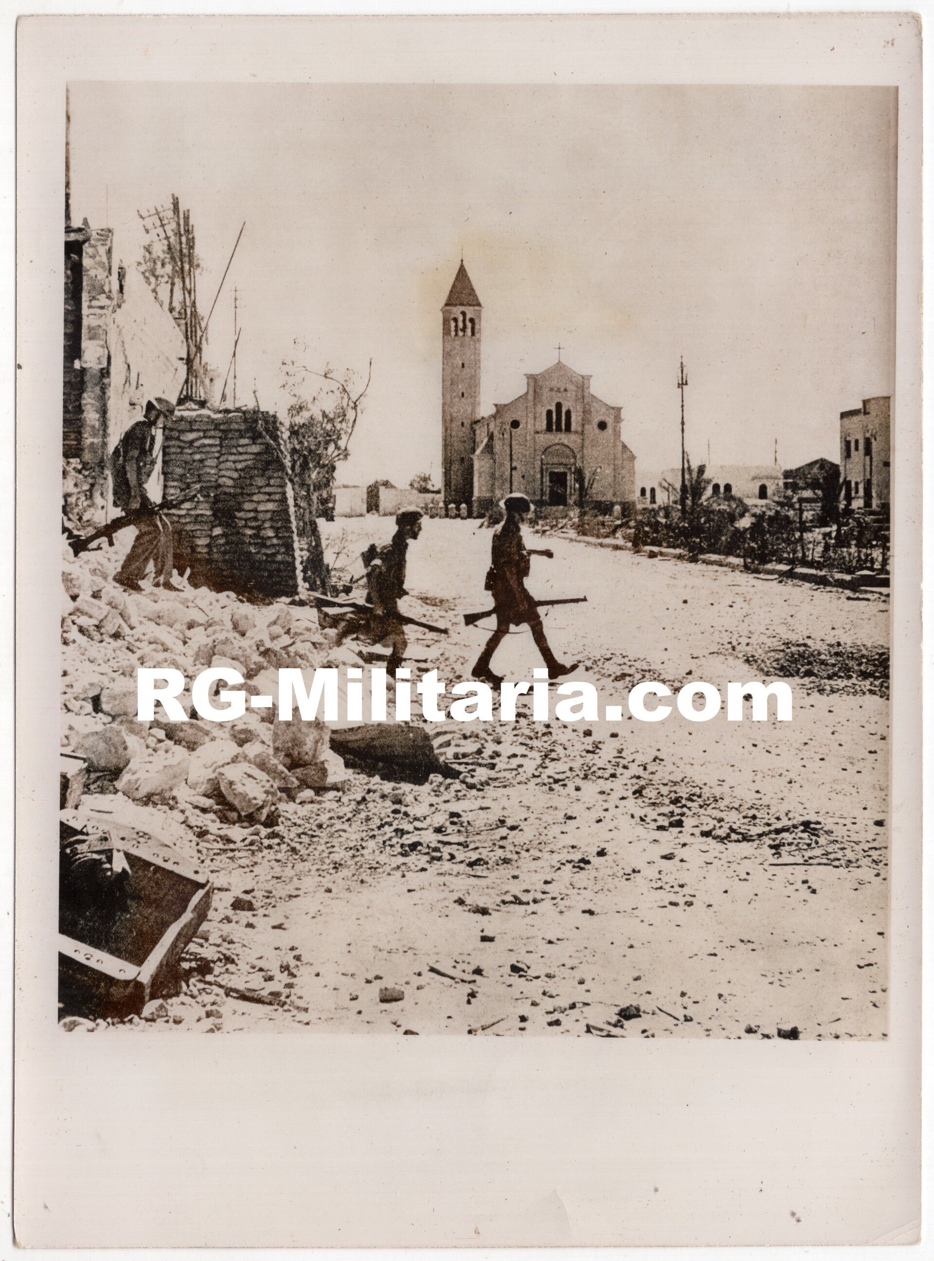 Original WW2 German Press Photo - Italian soldiers in Tobruk, Libya (1941) — image 3