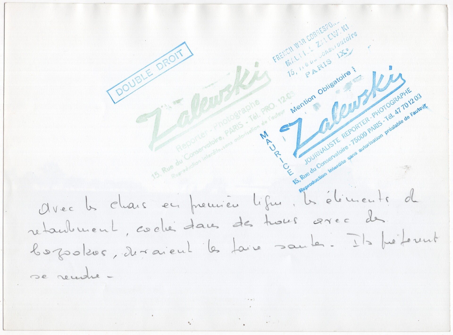 Original WW2 French Press Photo - Captured German POW by a US tank crew (1945) — image 2