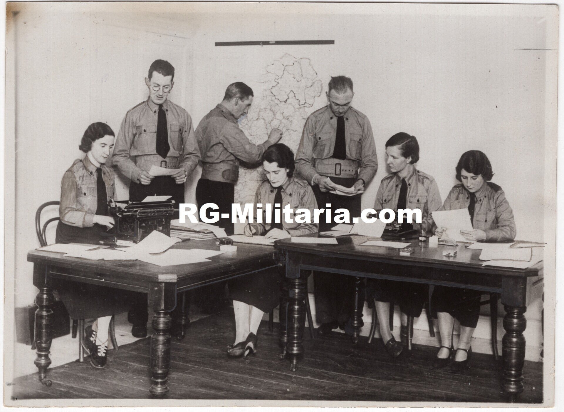 Original WW2 Irish Collaboration Press Photo - Irish fascist Blueshirts ''Young Ireland'', ''League of Youth'' (1933) — image 3