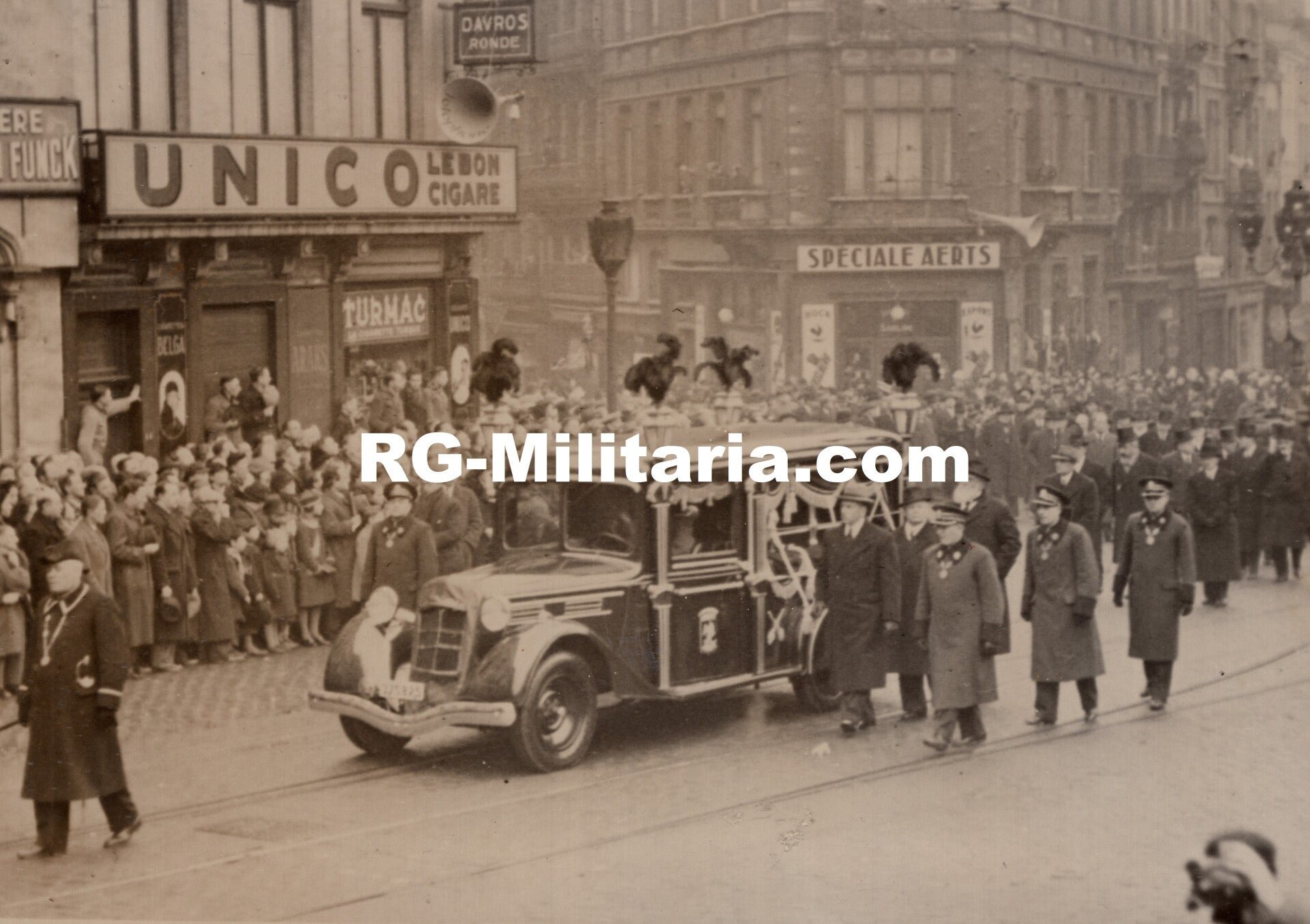 Original WW2 Belgian Collaboration Press Photo - Brussels election Rex protest photo series (1937 & 1938) — image 10