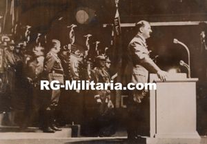 Original WW2 French Press Photo - Adolf Hitler speech in …