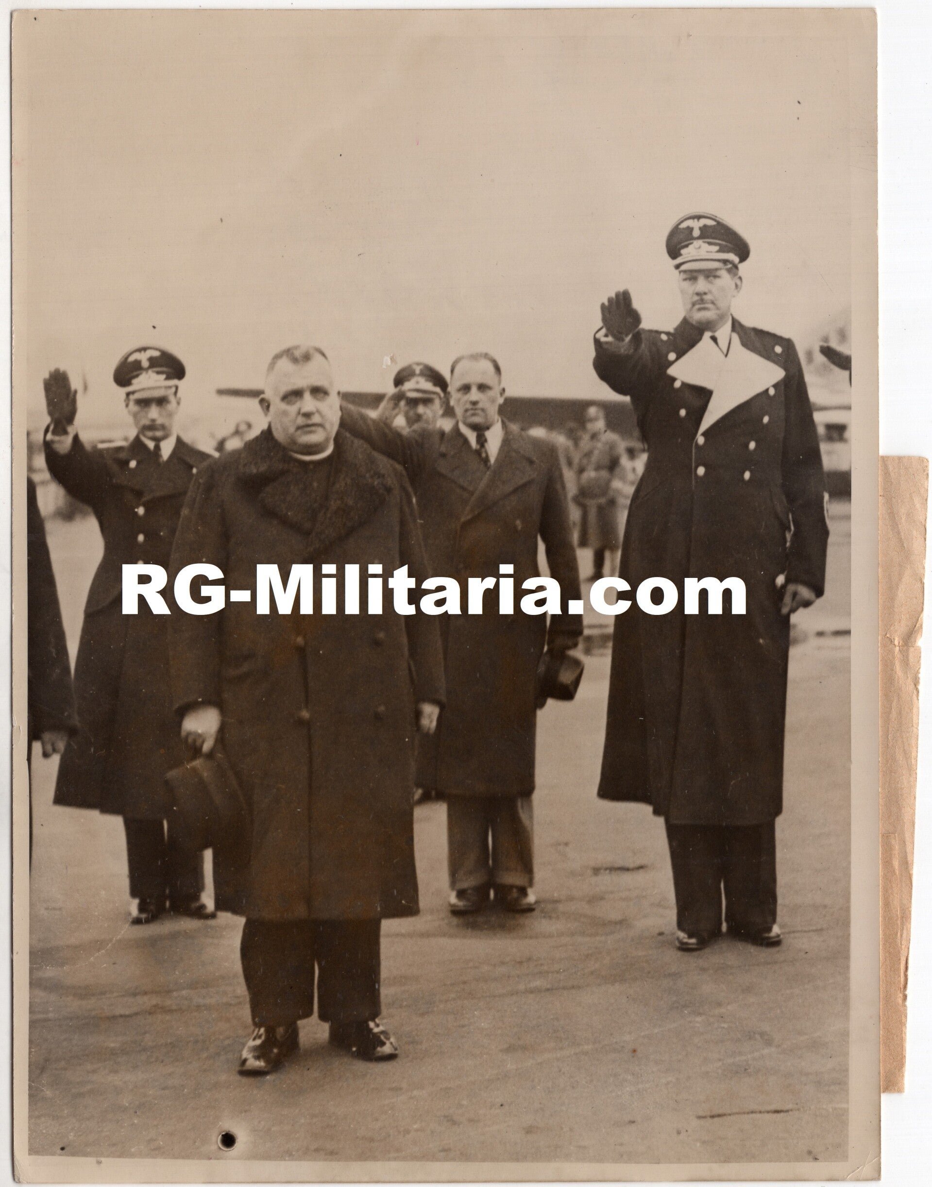 Original WW2 French Press Photo - President of Slovakia Jozef Tiso in Berlin (1939) — image 3