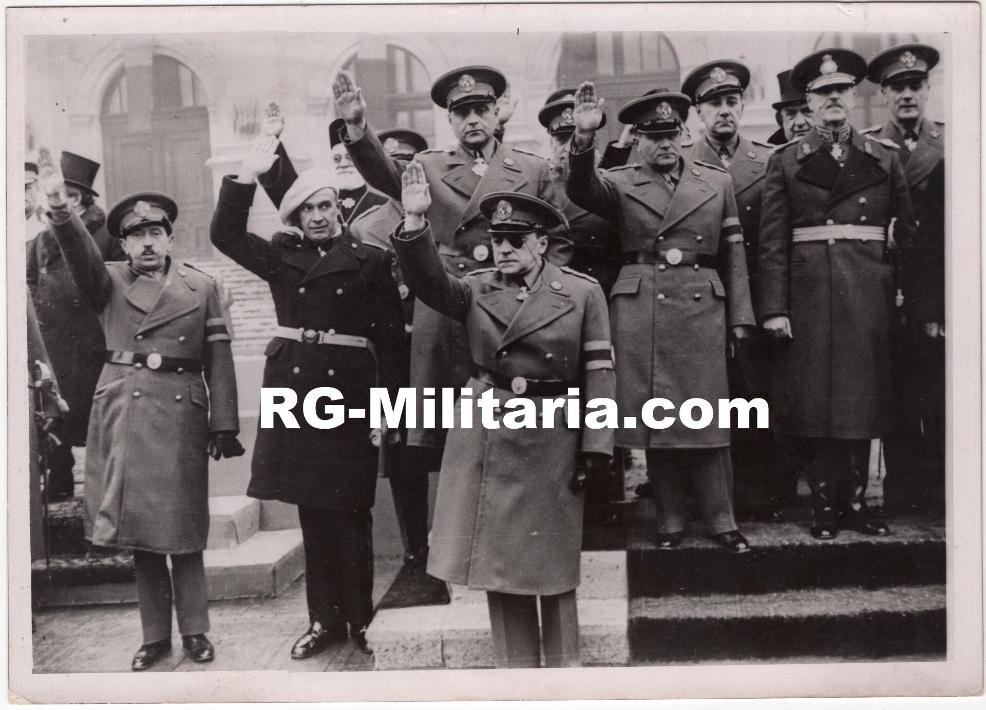 Original WW2 French Press Photo - Ministers in Romania (1939) — image 3