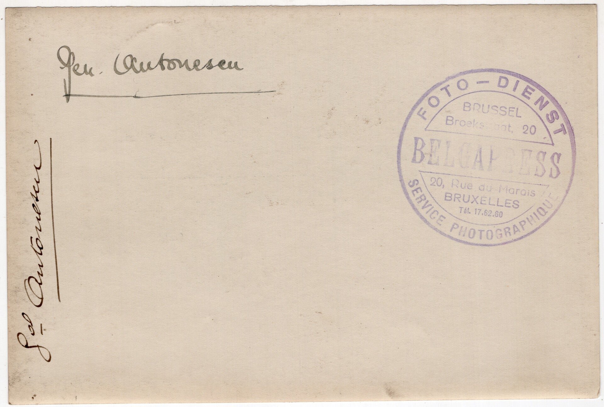 Original WW2 French Press Photo - Portrait Romanian president Ion Antonescu — image 2