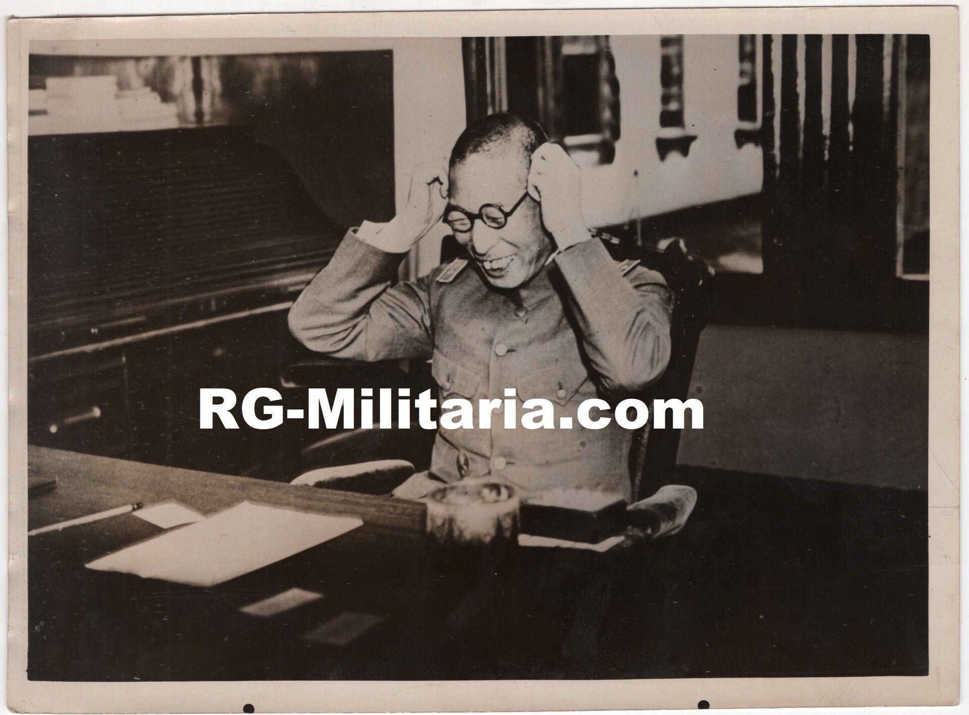 Original WW2 French Press Photo - Japanese general Kiyoshi Imai, Tokyo, Japan — image 3