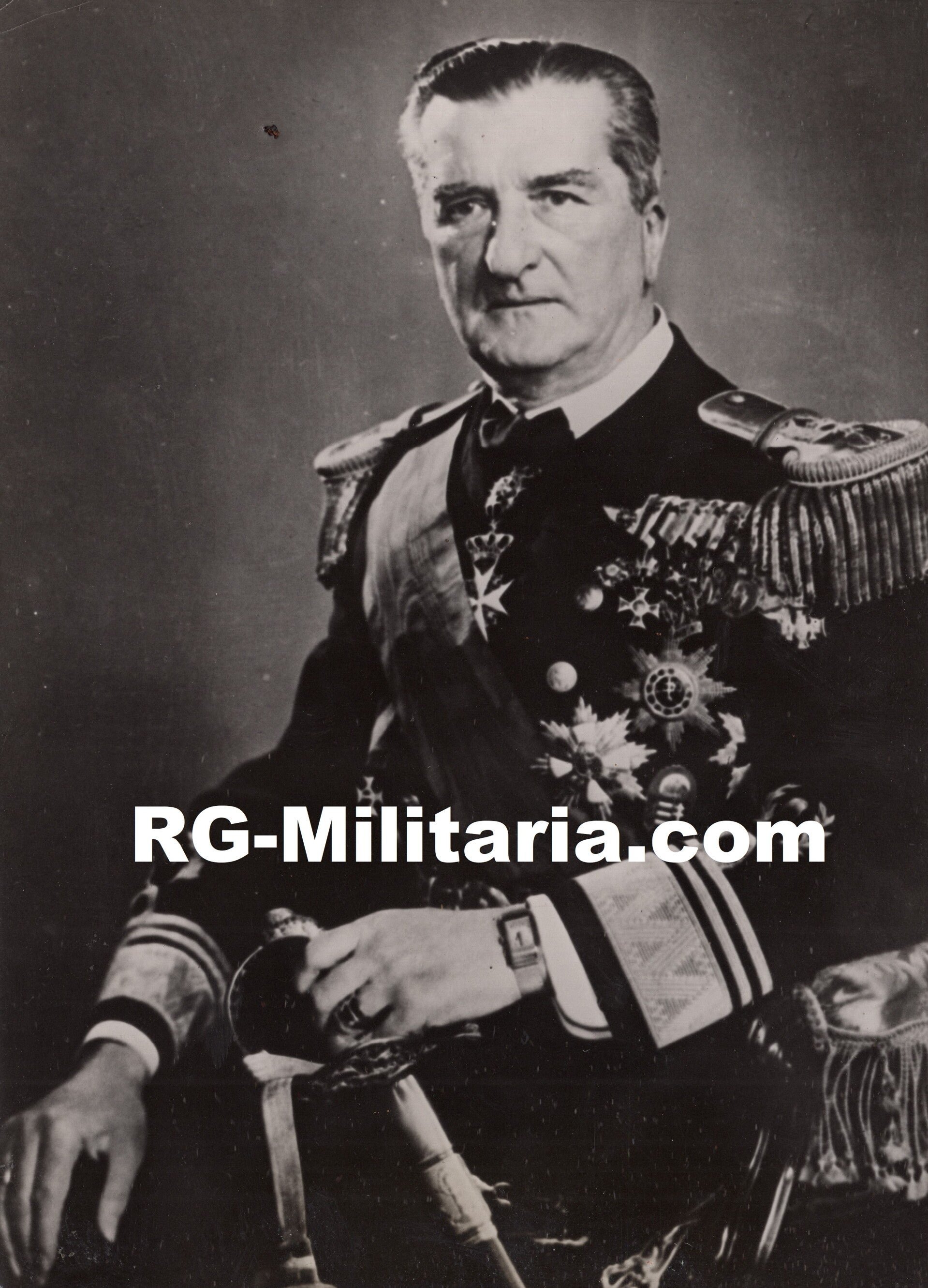 Original WW2 French Press Photo - Portrait Hungarian president Miklós Horthy (1943) — image 3