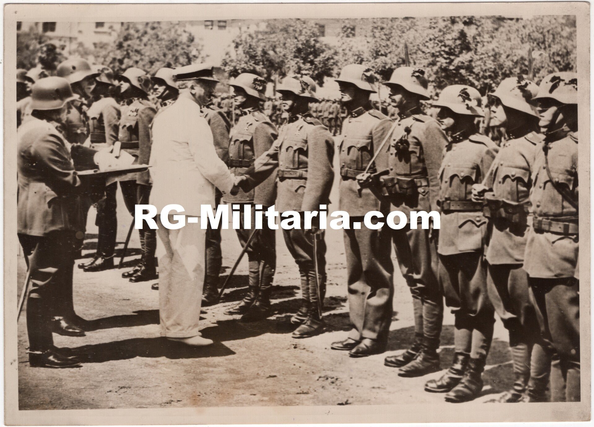 Original WW2 French Press Photo - Hungarian president Miklós Horthy in Szeged (1939) — image 3