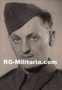 Original WW2 French Photo - Portrait French soldier in Stalag