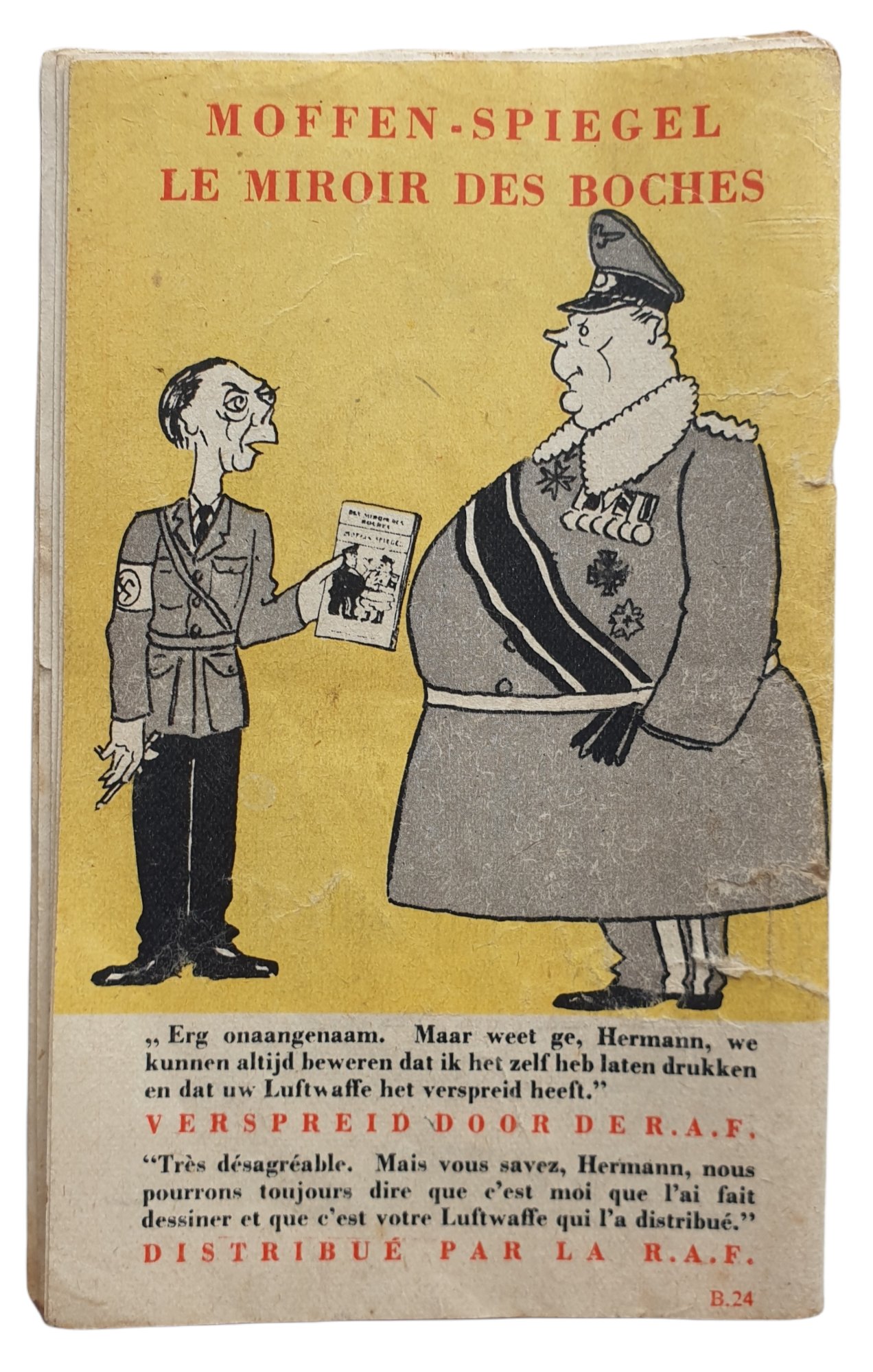 Leaflet B 24 ''Le Miroir des boches / Moffenspiegel'' (1942) — image 10