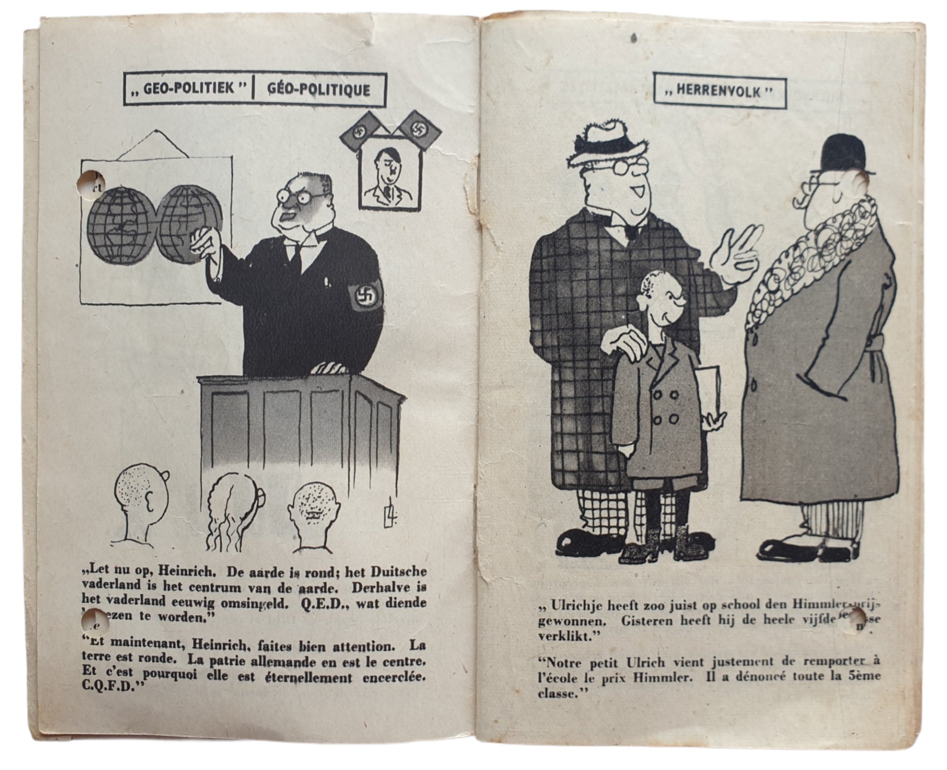 Leaflet B 24 ''Le Miroir des boches / Moffenspiegel'' (1942) — image 3