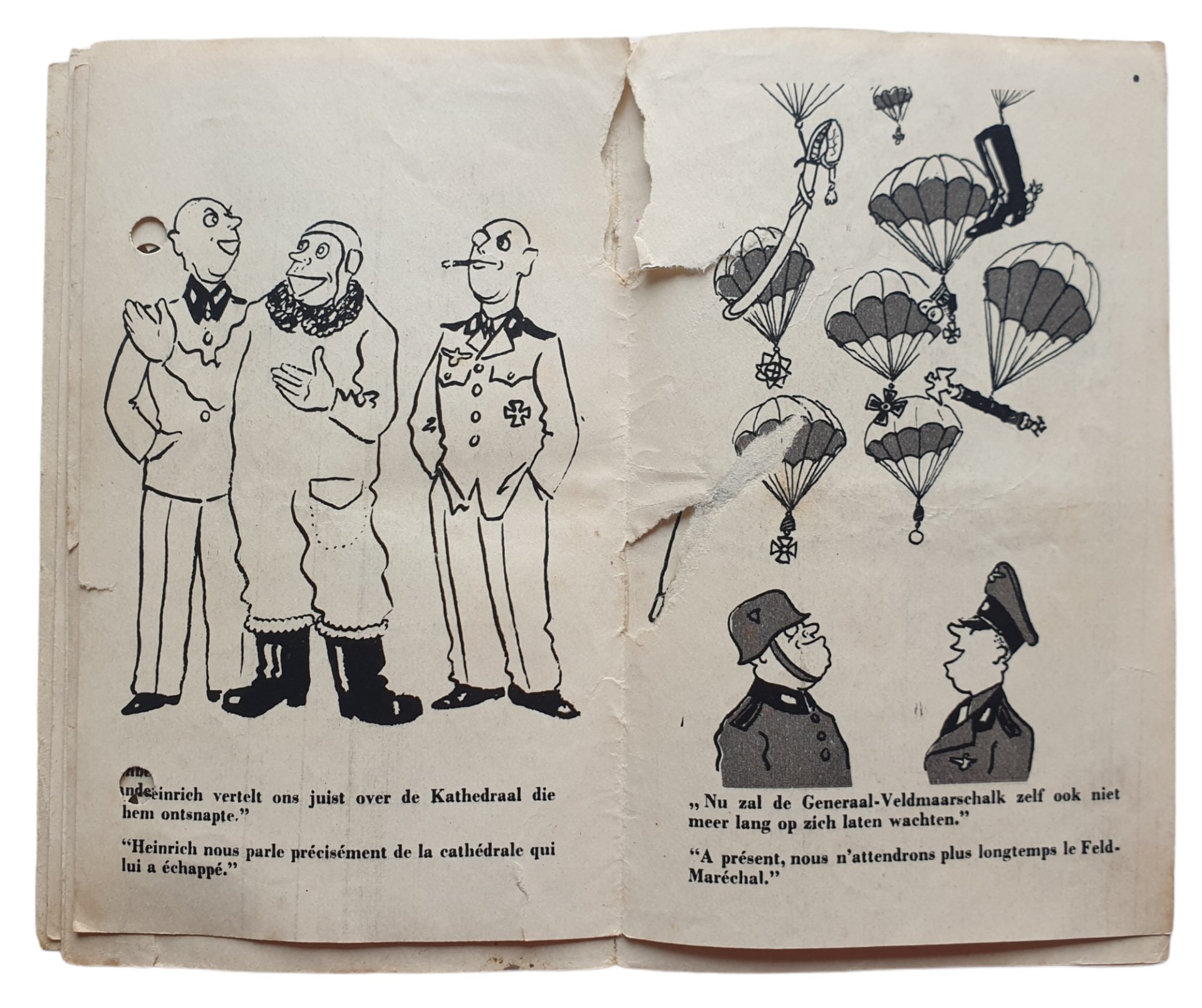 Leaflet B 24 ''Le Miroir des boches / Moffenspiegel'' (1942) — image 6