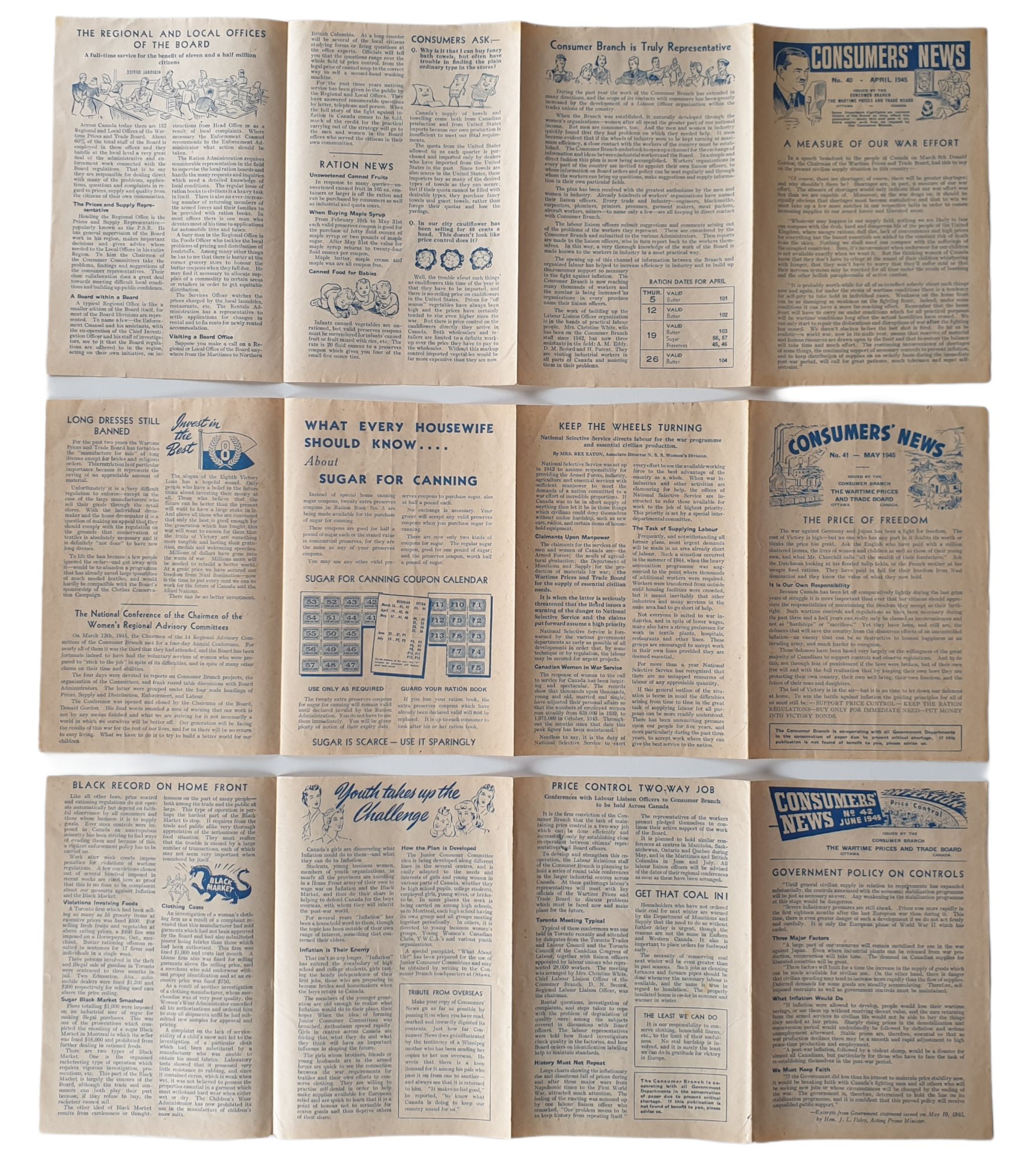 3x Consumers news 1945 — image 3