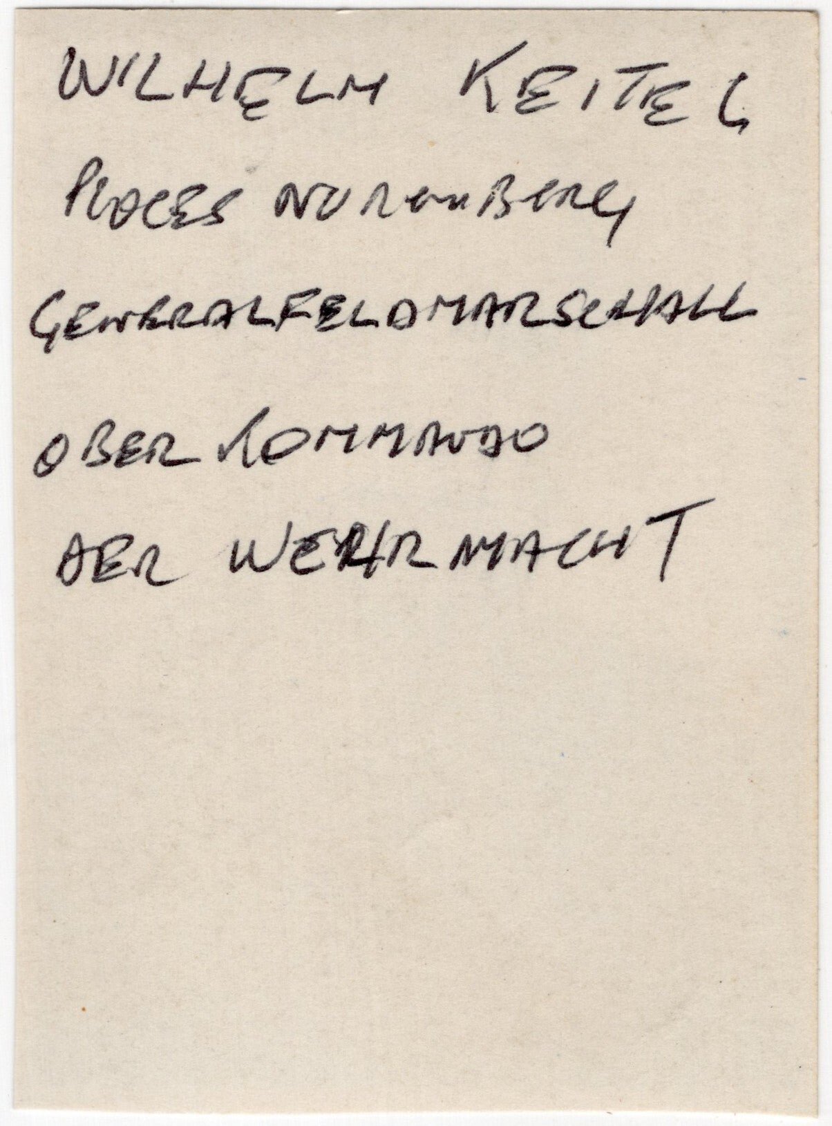 Original WW2 French Press Photo - Portrait of Wilhelm Keitel — image 2