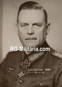 Original WW2 French Press Photo - Portrait of Wilhelm Keitel