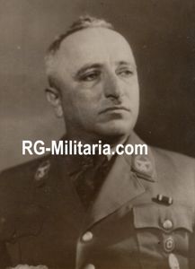 Original WW2 French Press Photo - Portrait of Robert Ley