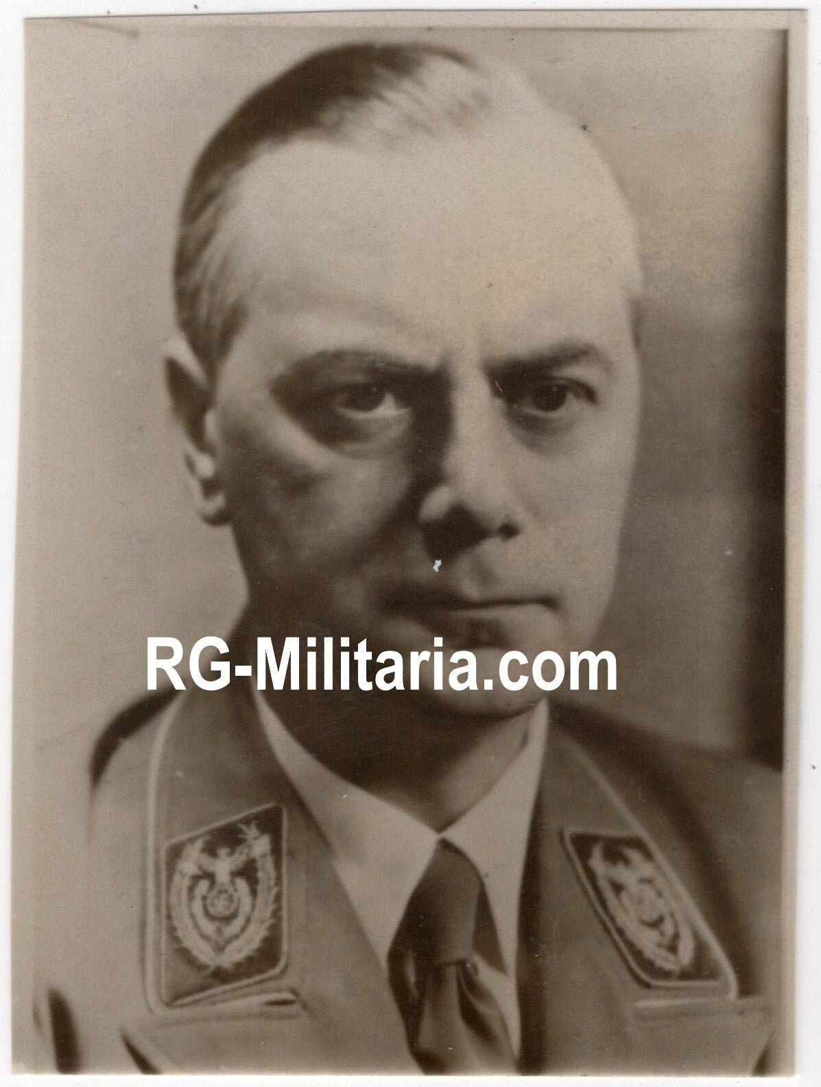 Original WW2 French Press Photo - Portrait of Alfred Rosenberg (1941) — image 3