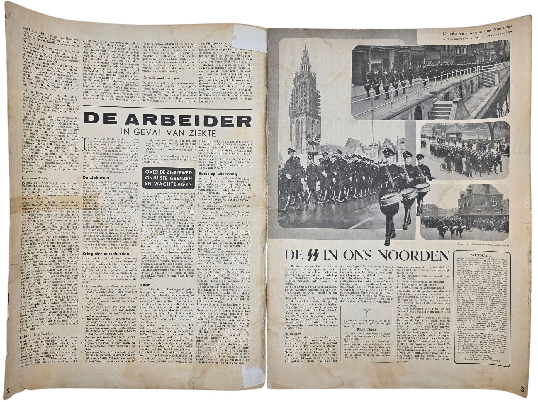 Original WW2 Dutch Waffen SS Newspaper - Storm SS 1st Year No. 2 (1941) — image 2