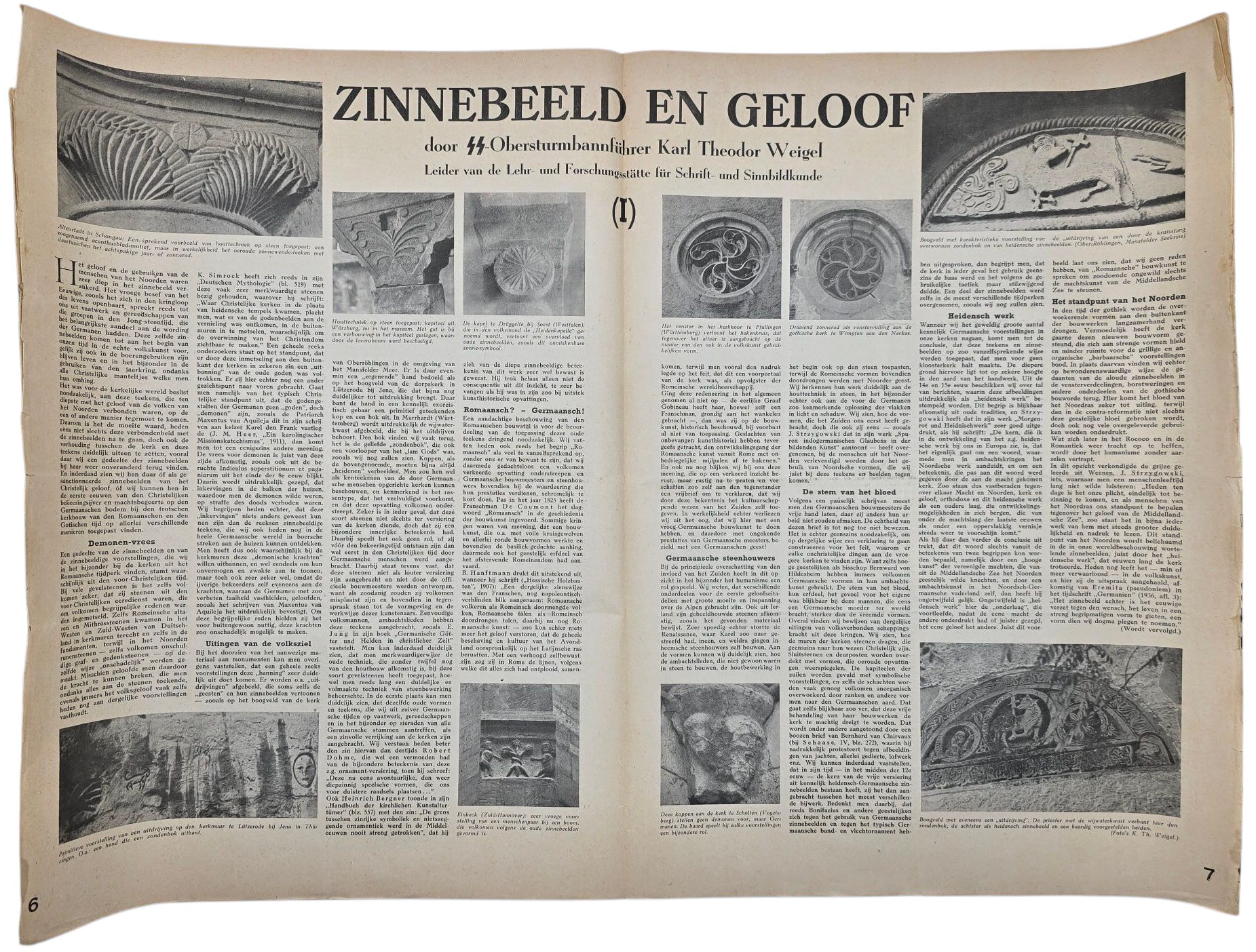 Original WW2 Dutch Waffen SS Newspaper - Storm SS 1st Year No. 3 (1941) — image 3