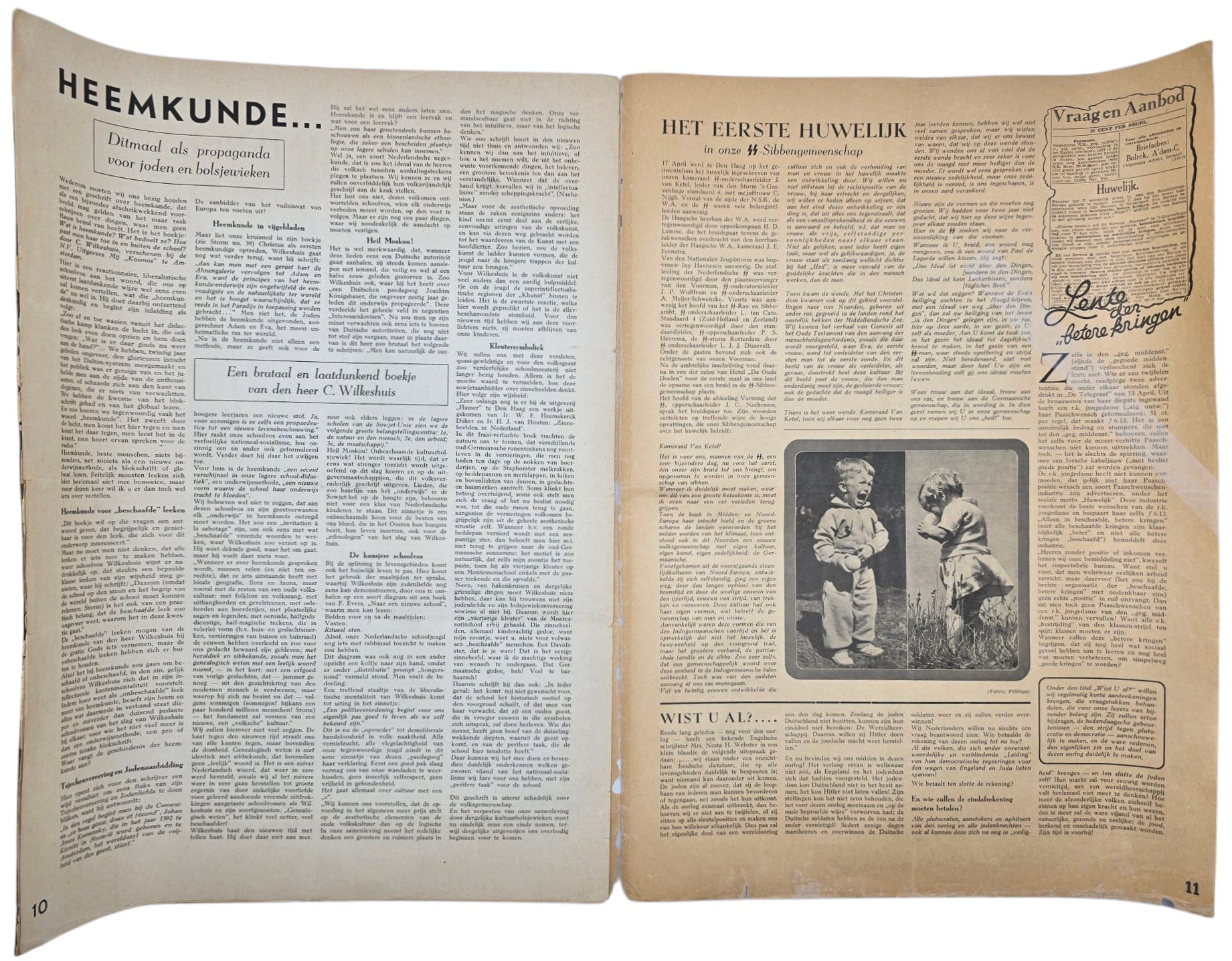 Original WW2 Dutch Waffen SS Newspaper - Storm SS 1st Year No. 3 (1941) — image 4