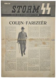 Original WW2 Dutch Waffen SS Newspaper - Storm SS 1st …