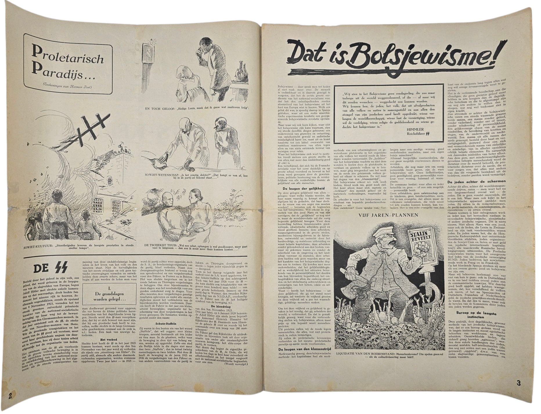 Original WW2 Dutch Waffen SS Newspaper - Storm SS 1st Year No. 12 (1941) — image 2
