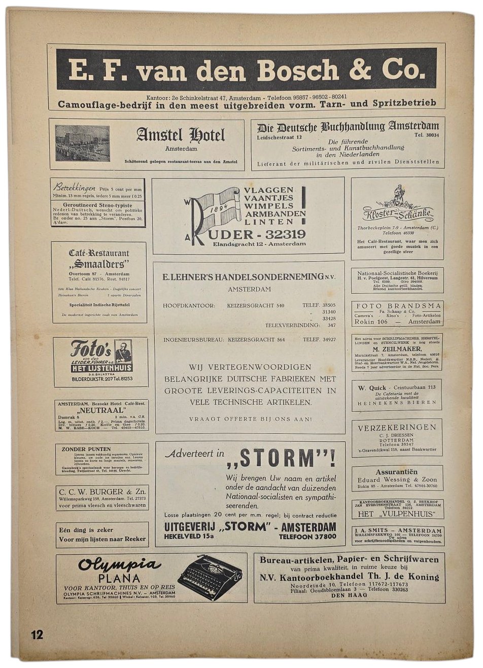 Original WW2 Dutch Waffen SS Newspaper - Storm SS 1st Year No. 15 (1941) — image 4