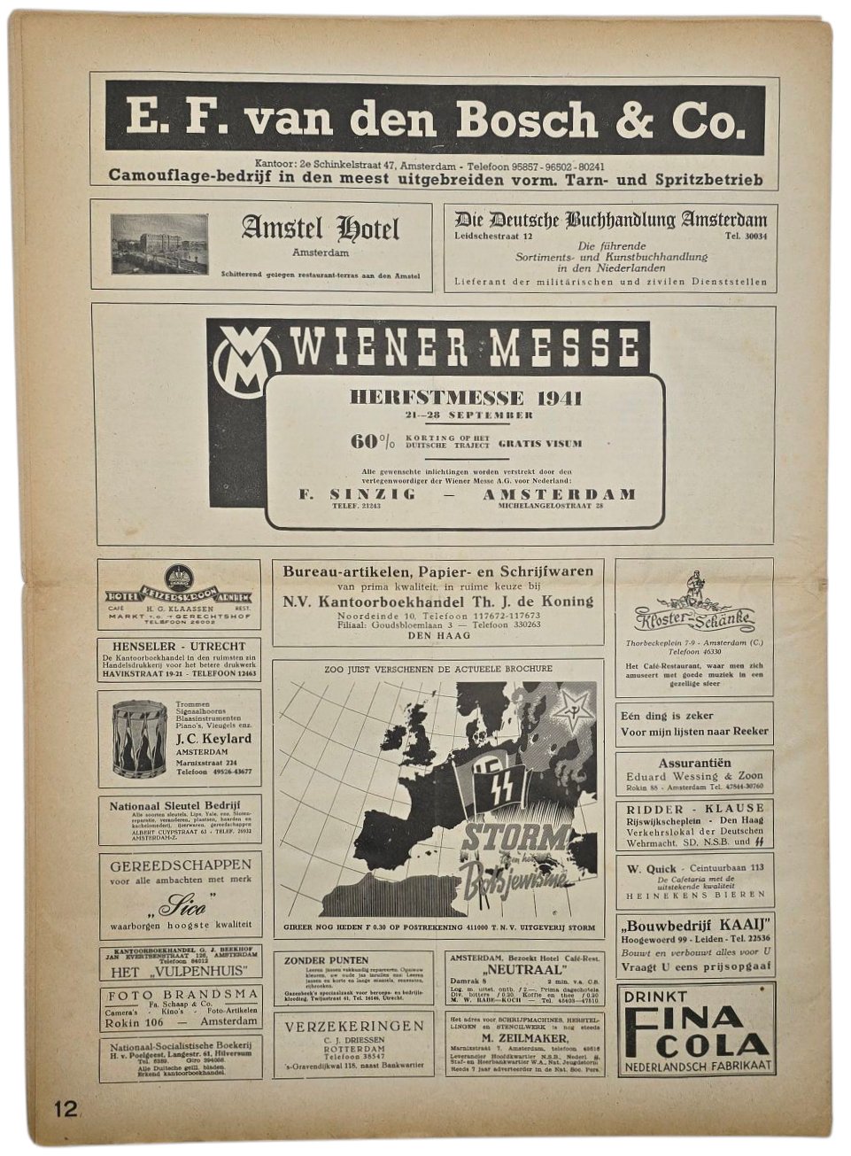 Original WW2 Dutch Waffen SS Newspaper - Storm SS 1st Year No. 20 (1941) — image 3