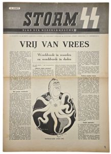 Original WW2 Dutch Waffen SS Newspaper - Storm SS 1st …