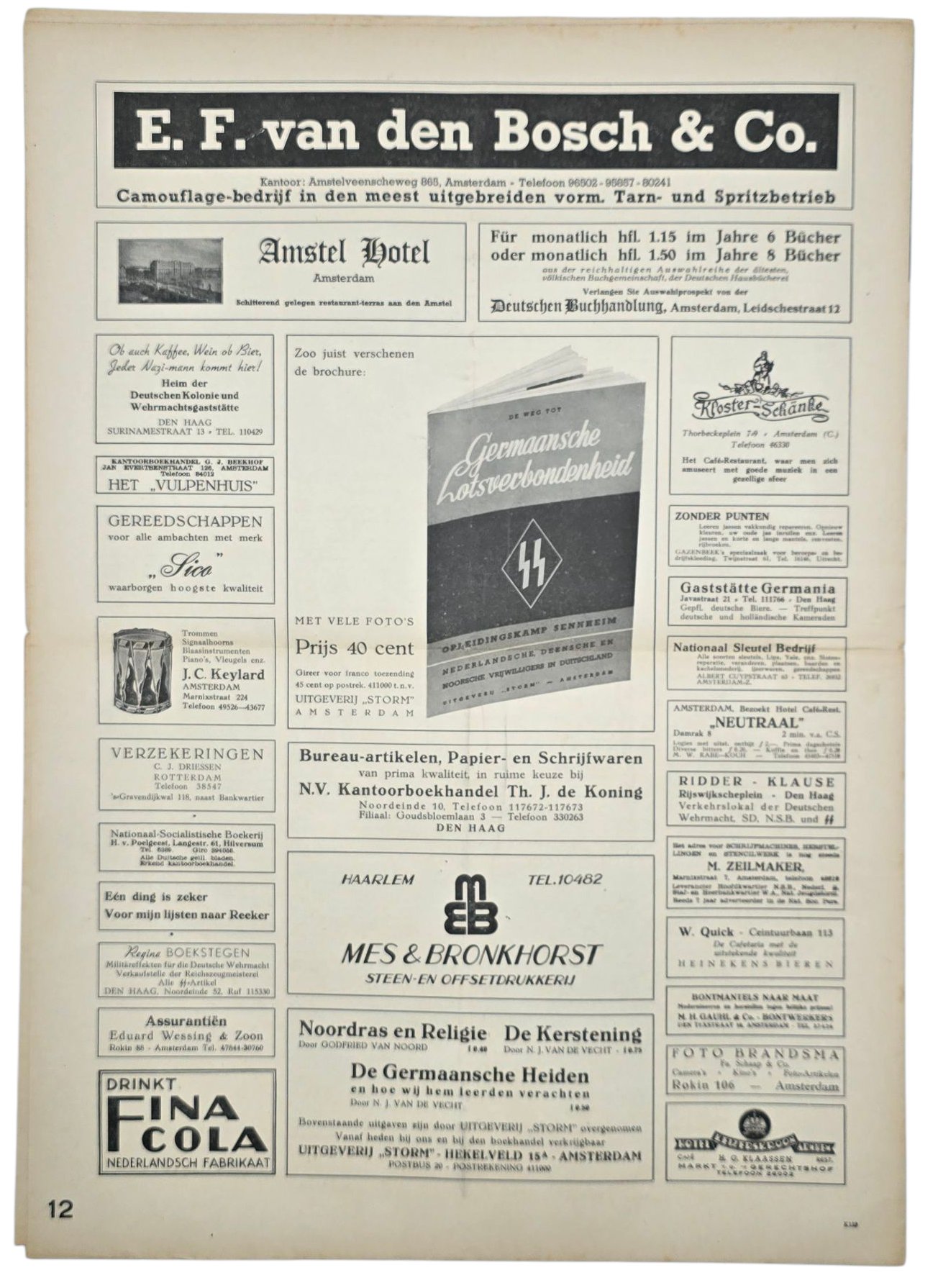 Original WW2 Dutch Waffen SS Newspaper - Storm SS 1st Year No. 26 (1941) — image 4