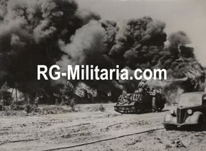 Original WW2 French Press Photo - Allied soldiers on a …