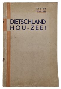 Original WW2 Flemish Collaboration Brochure - Dietschland Hou Zee! Kester …