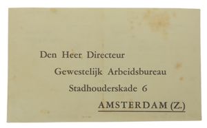 Document - Gewestelijk Arbeidsbureau Amsterdam