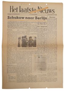Black propaganda - Het laatste Nieuws, 31nd of January (1945)