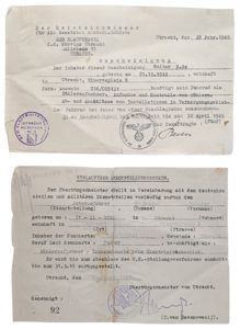 Document set - Utrecht ausweis bus driver