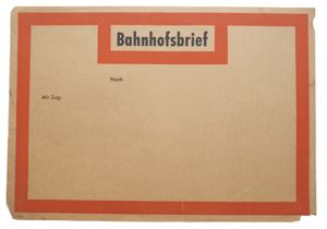 Document - Bahnhofsbrief, unused