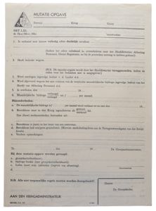 Unused NSB payment statement